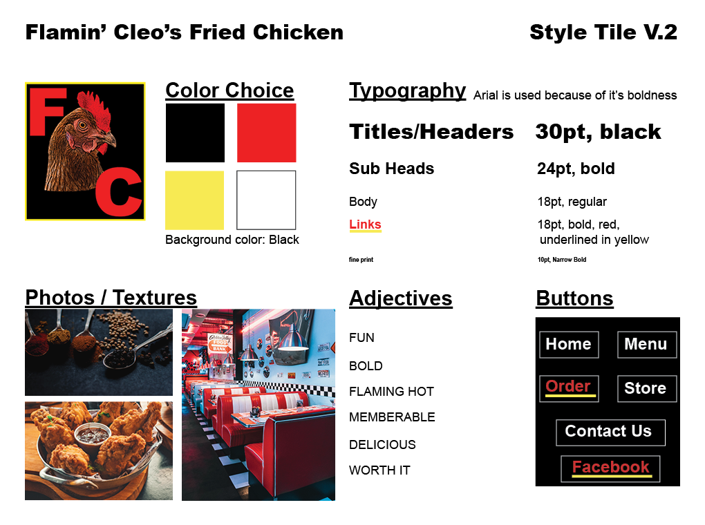 Flamin' Cleo's Style Tile V.2
